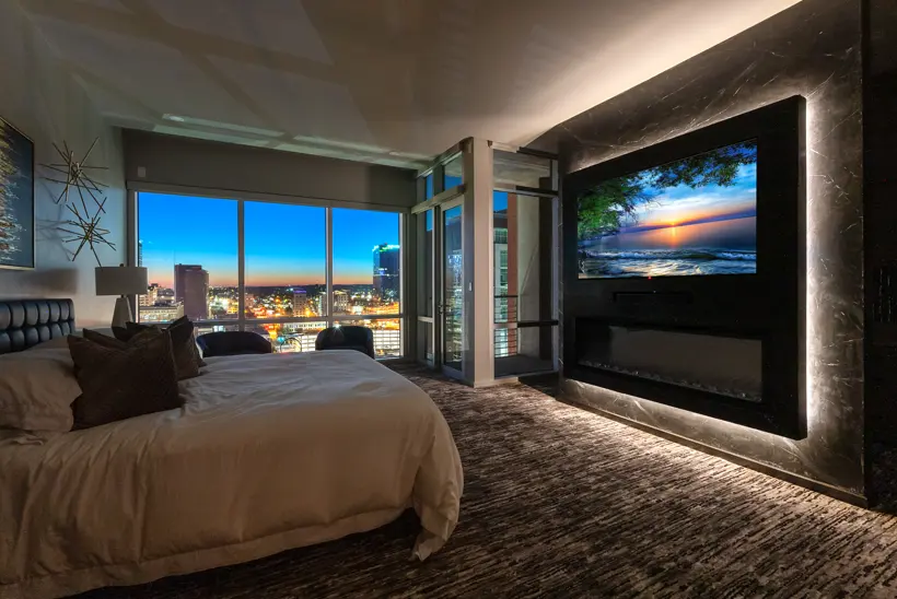 Bedroom with a view