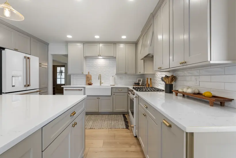 Gray kitchen